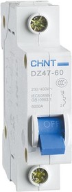 Авт. выкл.DZ47-60 1P 6A 4.5KA х-ка C (CHINT)  (12)