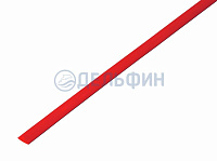 4.0 / 2.0 мм 1м термоусадка красная  (50) REXANT