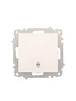 ZENA модуль Выключатель проходной 1кл.  белый