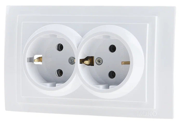 Розетка MONO Larissa 16 А 250 В Белый 103-191904-120 (5) Розетка MONO Larissa 16 А 250 В Белый 103-191904-120 (5)