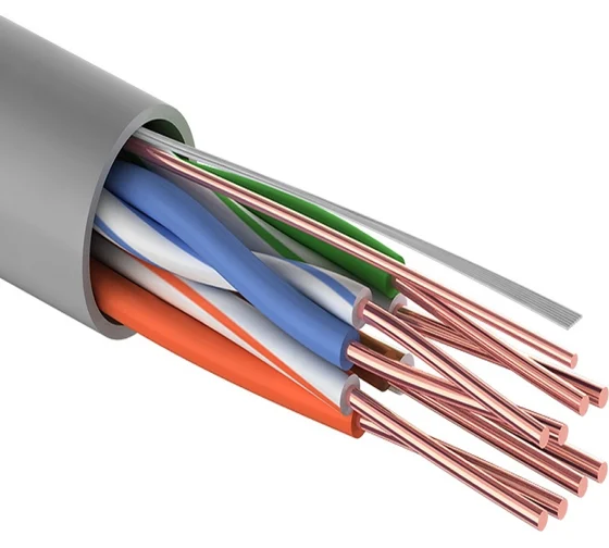 Кабель UTP 4PR 24AWG, CCA, CAT5e (бухта 100м)  PROCONNECT