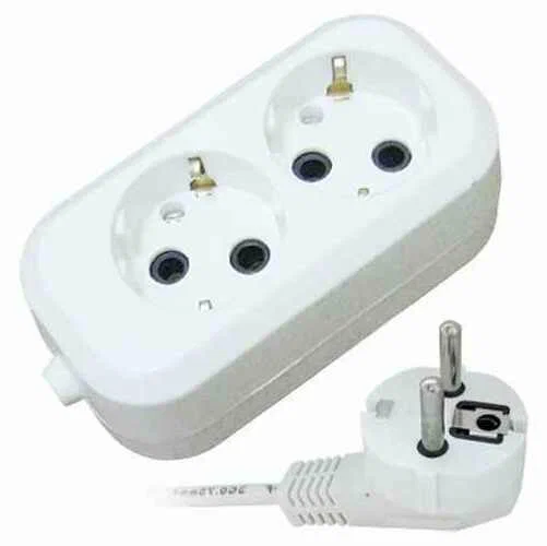 Удлинитель 2 гн ПРЕМИУМ 3м ПВС 3*0,75 с заземлением  ДИП