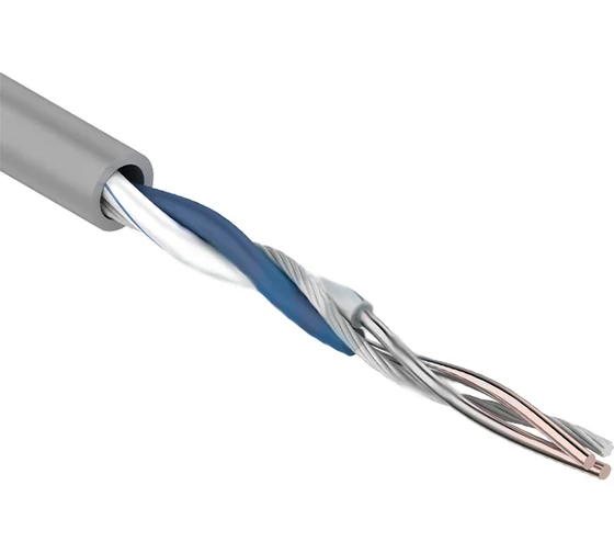 Кабель витая пара REXANT UTP 1PR 24AWG, CAT5e, бухта 305 м, серый