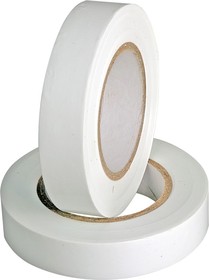 Изолента ПВХ REXANT 15 мм х 25 м, белая, упаковка 5 роликов