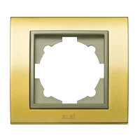 ZENA Platin Рамка 3-я матовое золото/титаниум контур  500-073514-227