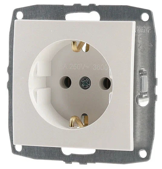 Розетка MONO Despina / Larissa 16 А 250 В Жемчуг 500-002521-117 (12)