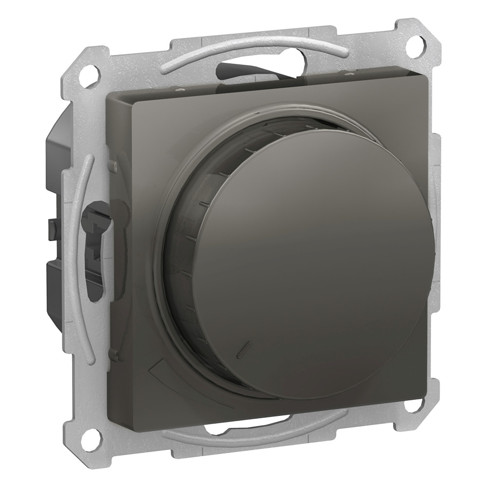 AtlasDesign Светорегулятор(диммер) поворотно-нажимной 315Вт сталь (1)