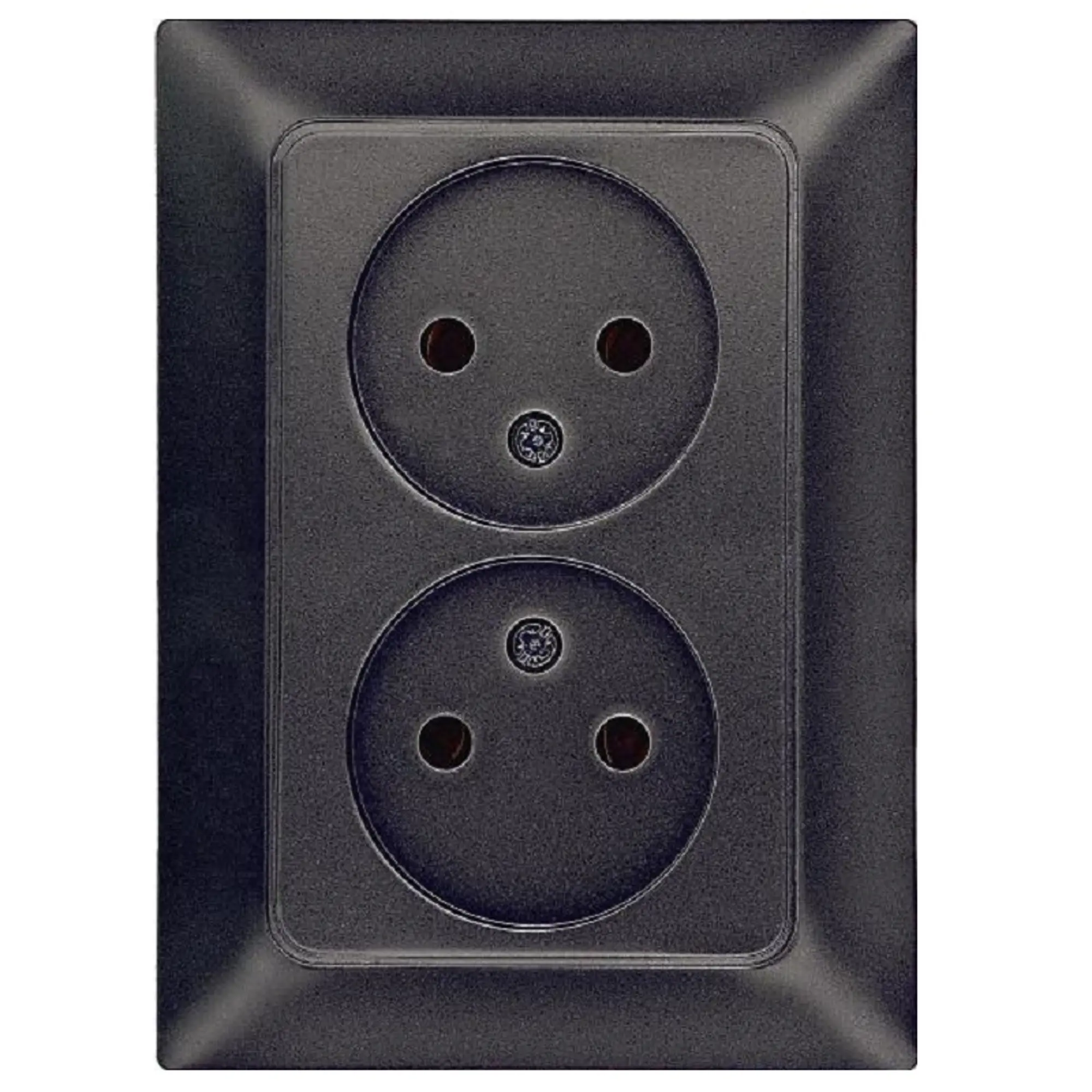 Розетка NE-AD Черный 93-124-75-P (керамика) 16А ,250В, IP20 черный (12)