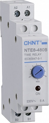 Реле времени NTE8-120B (задержка времени включения)  10-120с, 1НО, AC230В (CHINT)