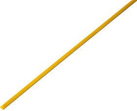 Термоусадочная трубка REXANT 2,0/1,0 мм, желтая, упаковка 50 шт. по 1 м