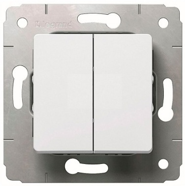 CARIVA модуль Переключатель 2кл. 10А белый (10шт) 773608