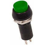 Выключатель-кнопка  250V 1А (2с) ON-OFF  зеленая  REXANT (10)