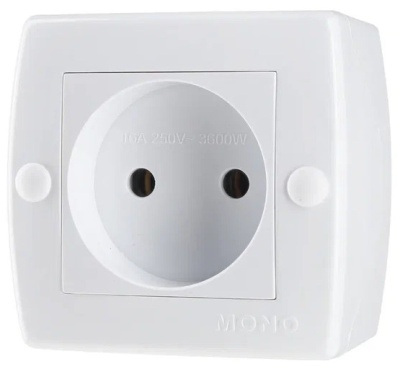 Розетка MONO OCTANS 250 В Белый 104-010106-116 (12)