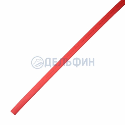 Термоусадочная трубка клеевая REXANT 24,0/8,0 мм, красная, упаковка 5 шт. по 1 м