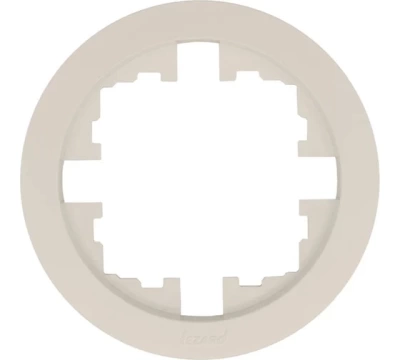 OSEN Рамка 1-ая б/вст Слоновая кость КРУГЛАЯ (20шт/240шт)
