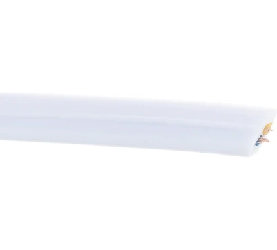 Кабель телефонный 2 жилы, 100 м., белый, (CCA), (ШТЛП-2)  REXANT