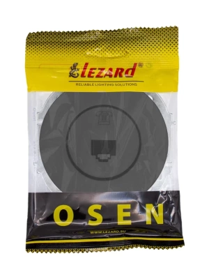 OSEN  Розетка телефонная евро Чёрный бархат (10шт/120шт)