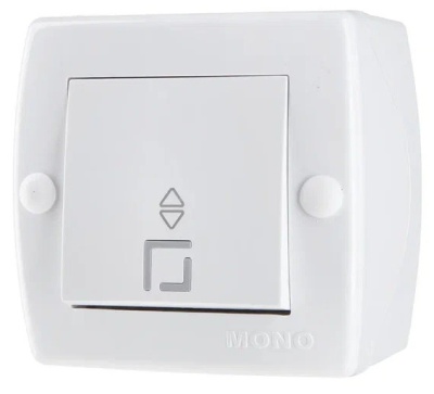 Octans Выкл.1 кл. прох. Белый  (12)