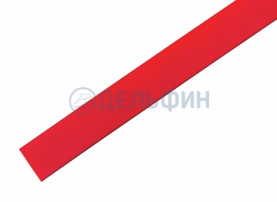 Термоусадочная трубка REXANT 18,0/9,0 мм, красная, упаковка 50 шт. по 1 м