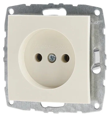 Розетка MONO Despina / Larissa 16 А 250 В Крем 500-001722-116 (12)