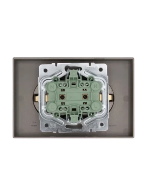 Розетка LEZARD OSEN Титан 743-3700-127B (10шт/120шт)