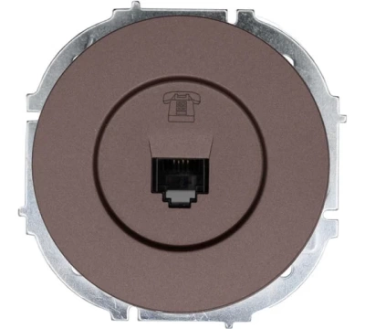 Розетка LEZARD OSEN Шоколад 743-7388-137 (10шт/120шт)