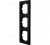 VESNA Рамка 3-ая вертикальная б/вст чёрный бархат (10шт/120шт)