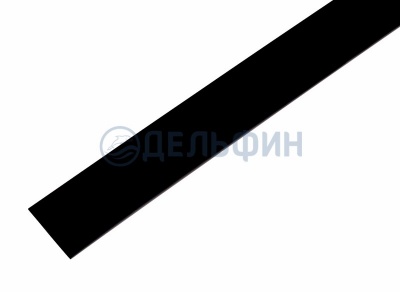 Термоусадочная трубка REXANT 22,0/11,0 мм, черная, упаковка 10 шт. по 1 м