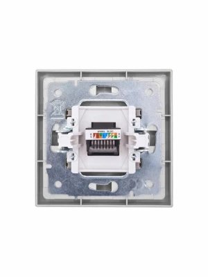 Розетка LEZARD ZIMA Серый матовый 704-7488-139 (10шт/120шт)