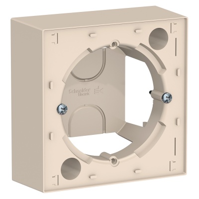 AtlasDesign  Коробка для наружного монтажа Крем