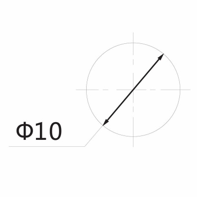 Индикатор ГРАНЕНЫЙ  Ø10.2  220V  желтый  REXANT (10)