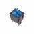 Выключатель клавишный 250V 15А (6с) ON-OFF синий  с подсветкой  ДВОЙНОЙ  REXANT   (10)