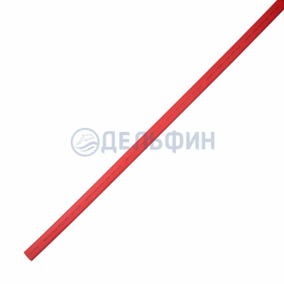 Термоусадочная трубка клеевая REXANT 18,0/6,0 мм, красная, упаковка 10 шт. по 1 м