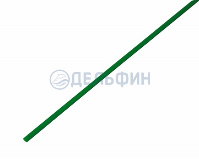 2.0 / 1.0 мм 1м термоусадка зеленая  (50) REXANT