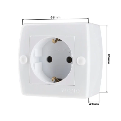 Розетка MONO OCTANS 16 А 250 В Белый 104-010107-117 (12)