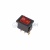 Выключатель клавишный 250V 6А (3с) ON-OFF красный  с подсветкой  Mini  REXANT   (10)