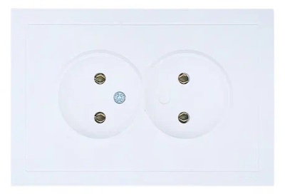 Розетка LEZARD ZIMA Белый 704-0200-128BQC (10шт/120шт)