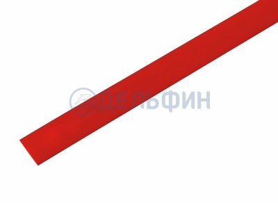 Термоусадочная трубка REXANT 13,0/6,5 мм, красная, упаковка 50 шт. по 1 м