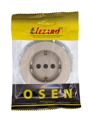 OSEN Розетка с/з ПБТ Титан (10шт/120шт)