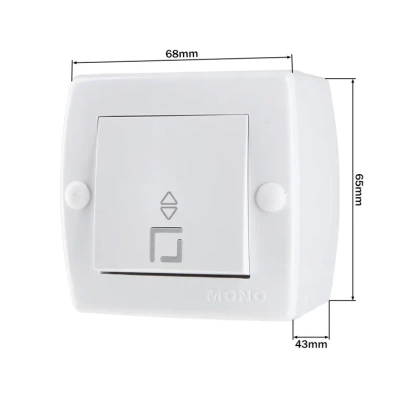 Octans Выкл.1 кл. прох. Белый  (12)