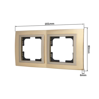 Chrome Рамка 2-я Золото  (1/5)