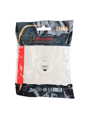 Розетка LEZARD ZIMA Слоновая кость 704-9088-139 (10шт/120шт)