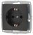 Розетка MONO Despina / Larissa 16 А 250 В Графит 500-002021-117 (12)