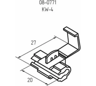 Ответвитель питания 1.0-2.5 мм² (ОВ-2/ЗПо-1 1,0-2,5) синий REXANT (100)