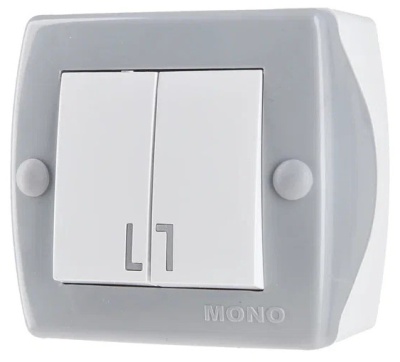 Octans Выкл. 2 кл. Серый  (12)