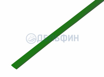 6.0 / 3.0 мм 1м термоусадка зеленая  (50)  REXANT