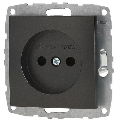 Розетка MONO Despina / Larissa 16 А 250 В Графит 500-002022-116 (12)