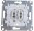 GLOSSA модуль Выключатель 2кл. белый сх.5  (20)