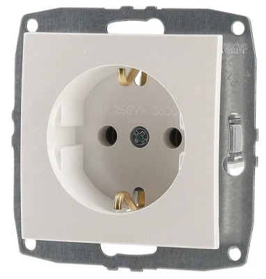 Розетка MONO Despina / Larissa 16 А 250 В Жемчуг 500-002521-117 (12)
