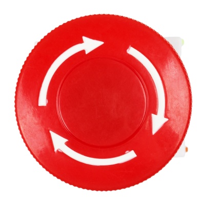 Выключатель-кнопка 10А Ø22 красная Аварийная остановка  REXANT (1/300)